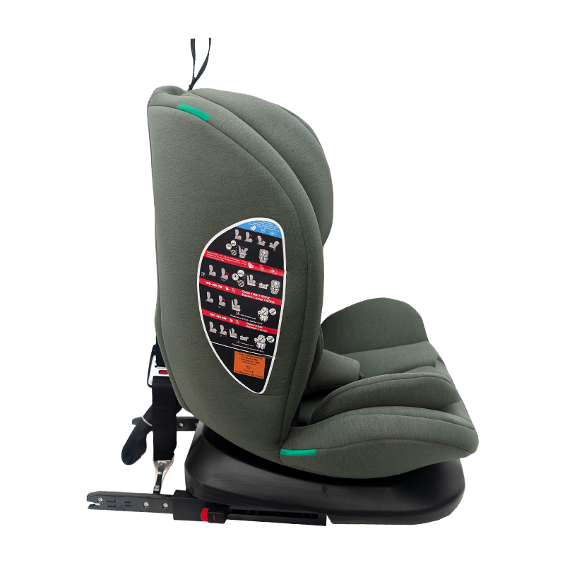 OG801A ECE R129 Isize Baby Car Seat 40-150cm Isofix Seats de segurança infantil de 360 graus Gire Big Recline for Kids