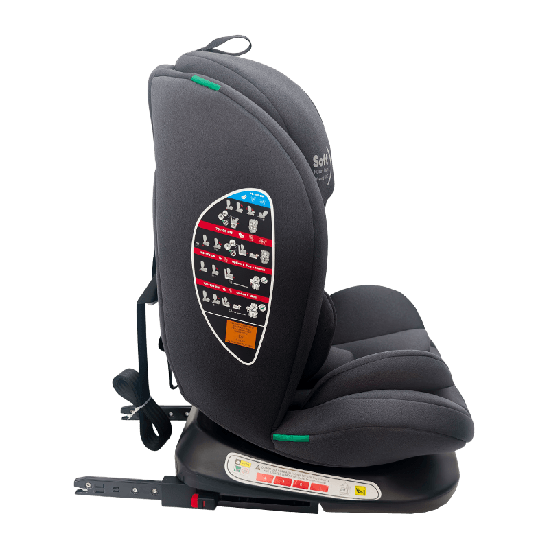 OG801A ECE R129 Isize Baby Car Seat 40-150cm Isofix Seats de segurança infantil de 360 graus Gire Big Recline for Kids
