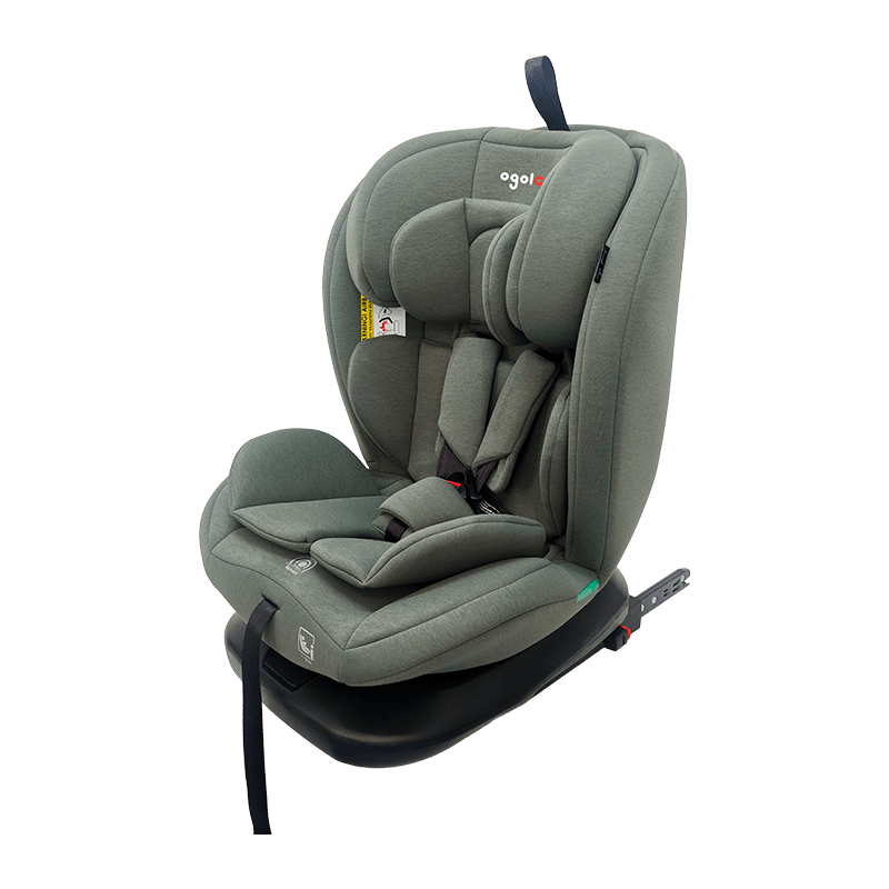 OG801A ECE R129 Isize Baby Car Seat 40-150cm Isofix Seats de segurança infantil de 360 graus Gire Big Recline for Kids