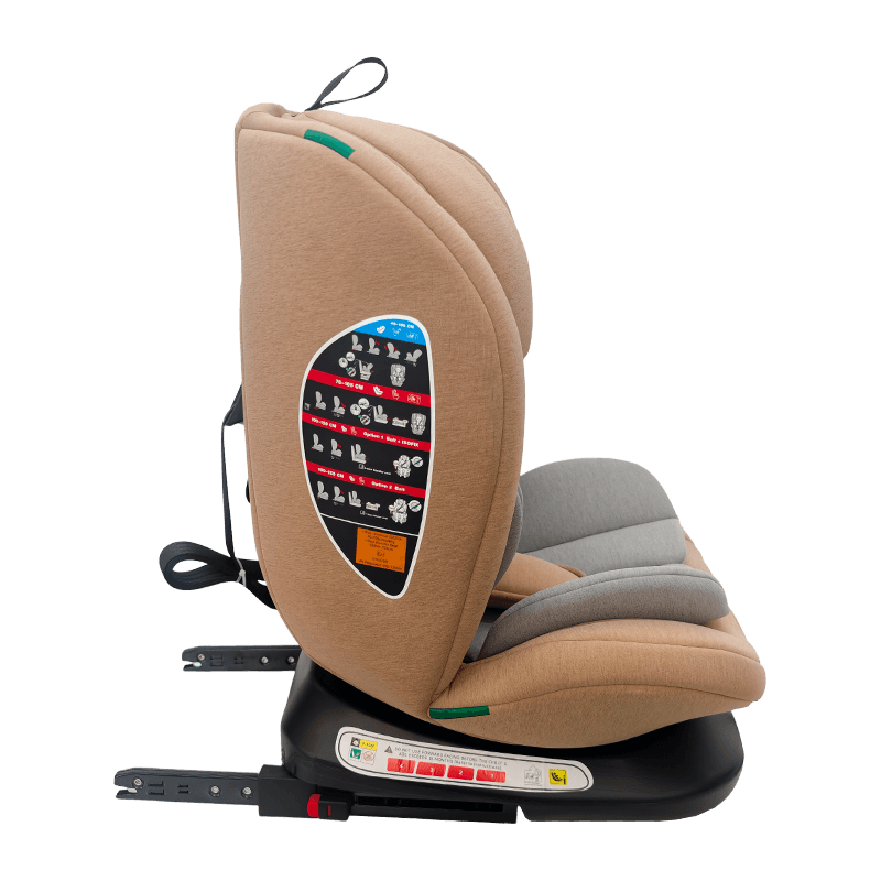 OG801A ECE R129 Isize Baby Car Seat 40-150cm Isofix Seats de segurança infantil de 360 graus Gire Big Recline for Kids